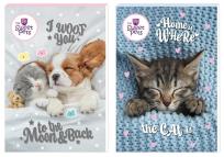 Opakowanie Notes A6/30K z poddrukiem The sweet pets (12szt)