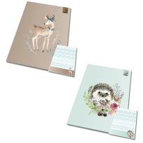 Opakowanie Notes A6/50K kratka poddruk Jeleń Jeż (10szt)