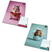 Opakowanie Notes A6/50K kratka poddruk Kapibara (10szt)