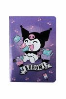 Opakowanie Notes Kuromi A6 32k.dekoracje 3D 1szt.mix