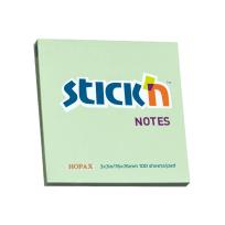 Opakowanie Notes samoprzylepny 76mmx76mm zielony pastel
