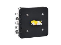 Opakowanie Notes silikon czarny + przypinka