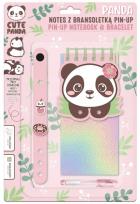 Opakowanie Notes z bransoletką pin-up panda