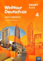 Okładka książki Nowa Język niemiecki WELTTOUR DEUTSCH NEU Smartbook część 4 liceum i technikum EDYCJA 2026