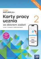 Okładka książki Nowa Matematyka karty pracy ze zbiorem zadań 2 zakres podstawowy EDYCJA 2025