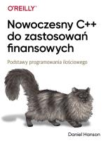 Okładka książki Nowoczesny C++ do zastosowań finansowych