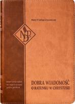 Okładka książki Nowy Testament NPD, karmelowa z paginatorami