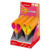 Opakowanie Nożyczki szkolne Neon Soft 13cm mix (24szt) MAPED