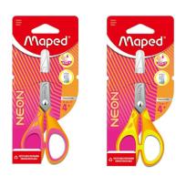 Opakowanie Nożyczki szkolne Neon Soft 13cm mix MAPED