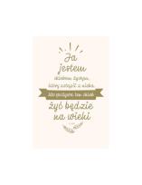 Okładka książki NT z infografikami B5 złote tł. Ja jestem chlebem