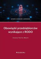 Okładka książki Obowiązki przedsiębiorców wynikające z RODO w.3