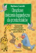 Okładka książki Obrazkowe ćwiczenia logopedyczne... F, W, K, G