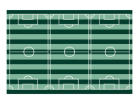 Opakowanie Obrus Boisko piłkarskie 120x180cm mix