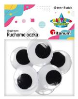 Opakowanie Oczy bez kleju i rzęs 40mm 8szt