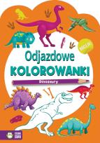 Okładka książki Odjazdowe kolorowanki. Dinozaury - uszkodzone