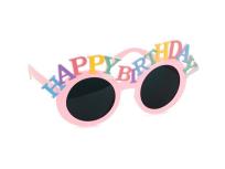 Opakowanie Okulary Happy Birthday 18,5x7,5cm różowe