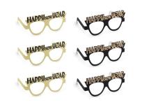 Opakowanie Okulary Happy New Year 17,5x8,5cm 3szt