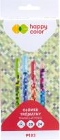 Opakowanie Ołówek trójkątny 2B Pixi (24szt) HAPPY COLOR