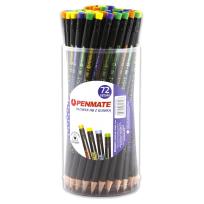 Opakowanie Ołówek trójkątny z gumką gwiazdki (72szt) PENMATE