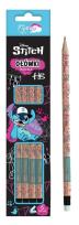 Opakowanie Olówek z gumką Stitch Black 6szt