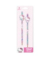 Opakowanie Ołówki z gumową nakładką Hello Kitty wzór 3 Pink blister 2 szt.