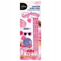 Opakowanie Ołówki zapachowe +gumki malinowy sernik KIDEA