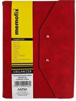 Opakowanie Organizer Memofix B6 nubuk czerwony