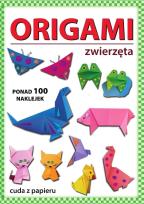Okładka książki Origami. Zwierzęta. Ponad 100 naklejek