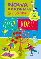 Okładka książki owa akademia 3-latka. Pory roku