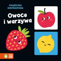 Okładka książki Owoce i warzywa. Książeczka kontrastowa
