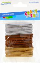 Opakowanie Ozdoba dekoracyjna rzemyk 2mm/2,5m 3 kolory