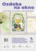 Opakowanie Ozdoba na okno elektrostatyczna Boże Ciało