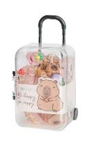 Opakowanie Ozdoby polimerowe 3D - kapibara w walizce 20szt