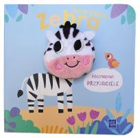 Okładka książki Pacynkowi przyjaciele. Rozbrykana zebra