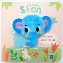 Okładka książki Pacynkowi przyjaciele. Wesoły słoń