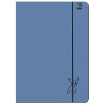 Opakowanie Paczka Teczka A4 z gumką Buldog denim 5 sztuk