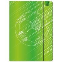 Opakowanie Paczka Teczka A4 z gumką Piłka zielona 5 sztuk