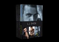 Okładka książki Pakiet L.J. Shen: Diabeł ubiera się na czarno / Igrając z ogniem / Bad Cruz