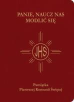 Okładka książki Pamiątka I Komunii Świętej - Modlitewnik bordowy