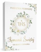 Opakowanie Pamiątka Komunia pudełko A4 + książka