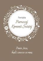 Okładka książki Pamiątka Pierwszej Komunii Świętej. Panie Jezu...