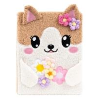 Opakowanie Pamiętnik A4 pluszowy Piesek