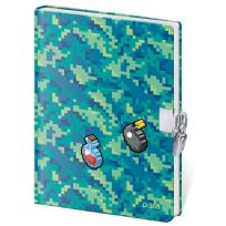 Opakowanie Pamiętnik B6/60K gładki Pixel Quest HELMA