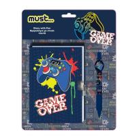 Opakowanie Pamiętnik Gamer + długopis