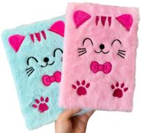 Opakowanie Pamiętnik plusz z kłódką i cienkopisem MIX