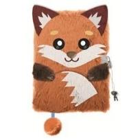 Opakowanie Pamiętnik z kłódką A5/96K 3D włochacz Fox