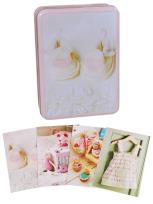Opakowanie Papeteria w metalowej puszce Baby pink
