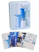 Opakowanie Papeteria w metalowej puszce Blue&White Living