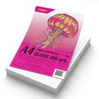 Opakowanie Papier A4 powlekany kredowany gloss 100 ark. 350g