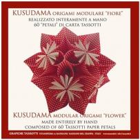 Opakowanie Papier do origami 20x20 cm 60 arkuszy Kropki czerw